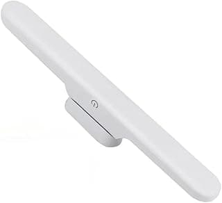 Luminária de LED Magnética Barra Spot Lâmpada Recarregável Sem Fio USB - Ilumina Qualquer ambiente Quarto Cozinha Sala Banheiro - Ajustável em 3 cores Branco quente, Neutro e Frio