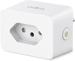 Tomada Inteligente Wi-Fi TP-Link Tapo P110, Smart Plug, Bivolt, 10A/2400W, Monitoramento e Economia de Energia, Alexa, OK Google, Smart Things, Proteção de Segurança, Controle Remoto