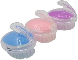 Escova massageadora do couro cabeludo trata queda de cabelo, exfoliante para o couro cabeludo para usar durante o banho (Rosa)