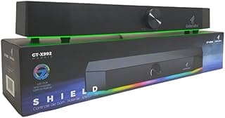 Caixa de Som Para PC Notebook Soundbar Gamer Bluetooth Leds Usb P2