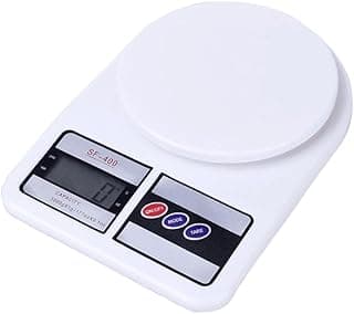 Balança Digital de Cozinha Alta Precisão Display LCD Capacidade 10kg para Dieta e Nutrição