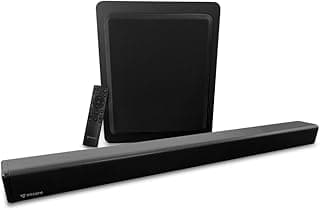 Encore Soundbar 2.1 com Subwoofer, Preto, 150W, Cinema, HDMI eARC, Bluetooth, Modelo HT-S21