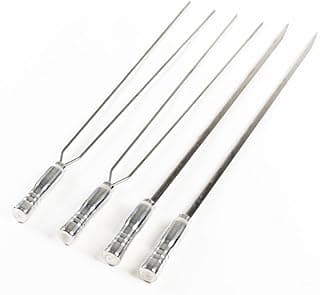 JOGO DE ESPETOS DE INOX 2 ESPADAS E 2 DUPLOS (46 cm de Lâmina)