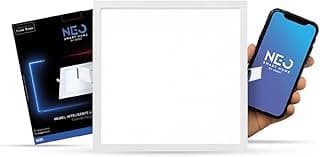 Painel Plafon Inteligente LED Smart Wi-Fi compatível com Alexa, linha NEO, 24W, 30x30, Embutir, Quadrado, Luz branca e amarela (2700K-6500K), Bivolt, Avant