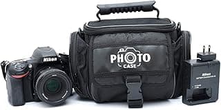 Bolsa Camera Fotografica Polo Culture Compatível com Canon Nikon Sony Fuji e Acessórios Envio Já