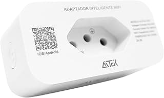 Tomada Inteligente Smart Compacta WiFi com Controle por App Agendamento Bivolt 2.4 GHz Automação Residencial Casa Inteligente