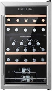 Adega Climatizada 33 Garrafas Dual Zone Eos Premium Compressor Eac33im 110v