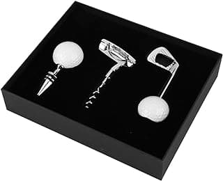 Conjunto de Abridor de Vinho, Abridor de Garrafas de Golfe, Abridor Manual de Garrafas de Vinho, Kit de Saca-rolhas Com Alça de Liga de Zinco, Conjunto de Presente de Vinho para