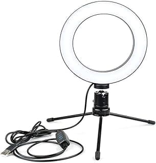 Luz e Iluminador Ring Light 6 Polegadas 36 Led Usb Led Misto Mesa