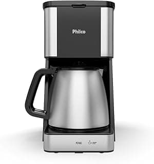 Cafeteira Philco PCF40C Inox 40 Cafezinhos 1,6L 950W Preto 220V