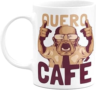 Caneca Divertida Quero Café Meme