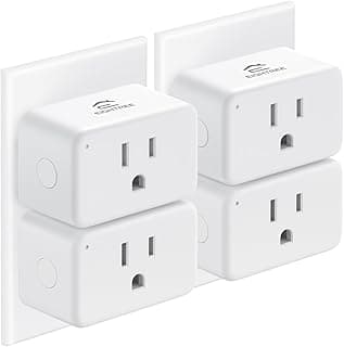 EIGHTREE mini plugue inteligente 𝟭𝟱𝗔, plugues inteligentes compatíveis com 𝗔𝗹𝗲𝘅𝗮 e google home e smartthings, sem necessidade de hub, tomada inteligente com controle remoto, temporizador e p