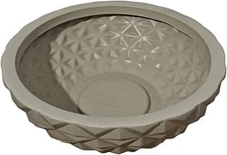 Vaso para jardim, plantas, flores e decoração bacia diamante n1 (bege)