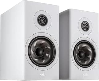 Polk Audio Alto-falante de estante grande Reserve R200 para áudio dinâmico e detalhado de home theater, tweeter Pinnacle Ring de 2,5 cm e woofer de cone de turbina de 16,5 cm, aprimorado para Dolby