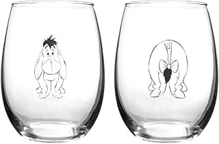 Winnie The Pooh Conjunto de taças de vinho colecionáveis, Eeyore