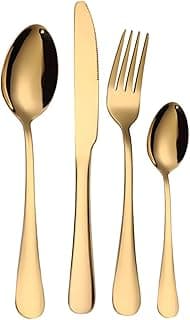 Jogo de Talheres 24 Peças Faqueiro Inox Luxo