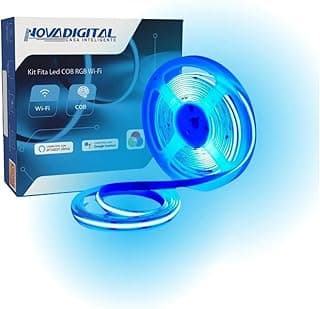 Kit Fita LED Neon Wi-Fi Inteligente NovaDigital CLW-COB - Branco