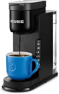 Keurig Cafeteira K-Express de dose única, 3 tamanhos de preparação, botão forte, reservatório removível de 1,2 l, preto