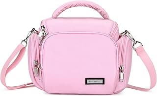 Bolsa para câmera DSLR SLR da G-raphy para Canon, Nikon, Sony, Panasonic, Olympus e etc. (rosa)