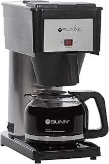Bunn Cafeteira doméstica BXB Velocity Brew com 10 xícaras, preta