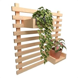 Jardim Vertical Painel Madeira Floreira Horta Treliça