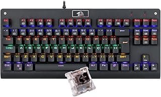 Teclado Mecânico Gamer Redragon Dark Avenger Rainbow USB RGB Switch Outemu Preto