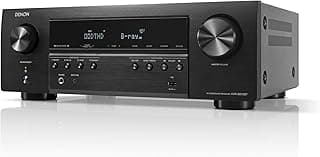 Receiver Avr-S570bt 5.2 Canais 8k 130w Para Canal Denon
