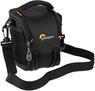 Lowepro Adventura SH 115 III, bolsa de ombro para câmera com alça de ombro ajustável/removível, mochila para câmera sem espelho, compatível com Sony Alpha 6000 Series, preta