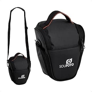 SOU FOTO Bolsa para Câmera Digitais Fotografica DSLR Bag Sacola com Alça de Ombro Tiracolo e Alça de Mão Acolchoada Reforçada Universal | BCG-01