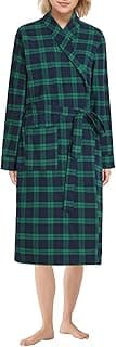 Roupão feminino de flanela de algodão