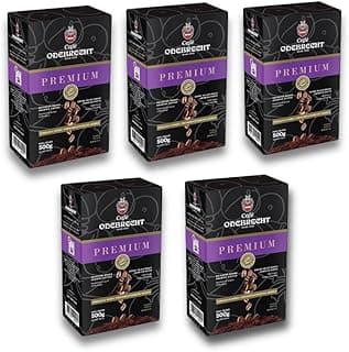 Kit 5 Pacotes de Café Odebrecht Torrado e Moido Premium Predominante Arábica 500g - 5 x 500g