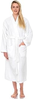 Womens Robe Cotton Luxury Bathrobe for Women Soft Terry Cloth Towel Robes for Women XS to XXL