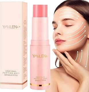 Bastão de bálsamo hidratante que aumenta o colágeno, multibálsamo para evitar rugas, multibálsamo coreano, peptídeo de caracol anti-rugas, bálsamo hidratante Magic Wrinkle Bounce (1 peça)