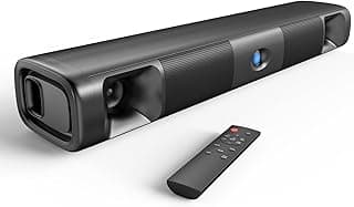 Saiyin Barra de som para Smart TV, barra de som Bluetooth 5.3 de 60 W com drivers de graves duplos e voz clara, sistema de som surround virtual com TV-ARC/óptico/AUX para TV/PC/jogos/projetores, 43 cm