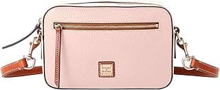 Bolsa feminina com zíper e zíper em couro granulado, bolsa pequena com alça de ombro ajustável