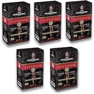 Kit 5 Pacotes de Café Odebrecht Torrado e Moido Superior Arábica Especial 500g - 5 x 500g