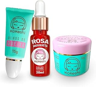 Kit Renovadores Faciais+ Óleo de Rosa Mosqueta Kokeshi