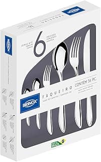 Brinox - Faqueiro Lyon 36 peças - Aço Inox