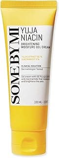 SOME BY MI 2024 Yuja Niacin Brightening Moisture Gel Cream - 3,38 Oz, 100 Ml Feito Com 10 Vitaminas Para Pele Opaca, Hidratante Suave, Calmante, Tratamento Melasma E Manchas Coreano