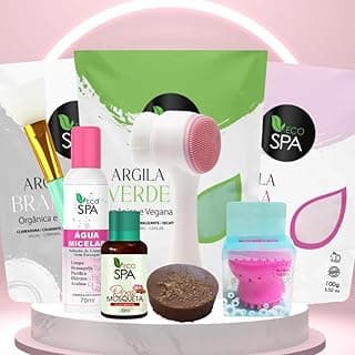 Kit Skin Care Limpeza de Pele e Cuidado Facial Completo c/ Rosa Mosqueta + Água Micelar - 7 itens