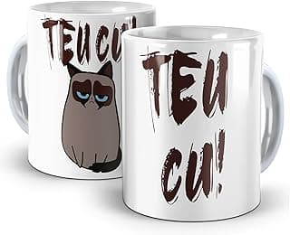 Caneca Gatinho Engraçado Teu C*!
