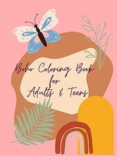 Boho Coloring Book for Adults & Teens: Boho Coloring Book for Adults & Teens for relaxation & stress relief