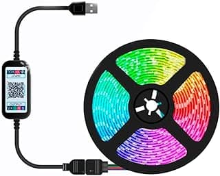 Fita Led RGB Inteligente - com Controle e Bluetooth (5 M)