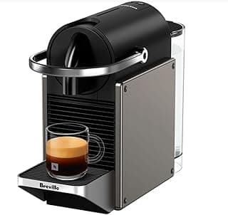Breville-Nespresso USA BEC420TTN1AUC1 Pixie Espresso Machine, Titan