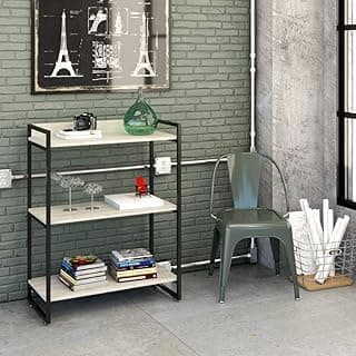 Estante Multiuso 3 Prateleiras 104x80cm Estilo Industrial