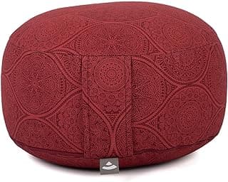 Almofada de meditação estampada rondo maharaja capa 100% de algodão