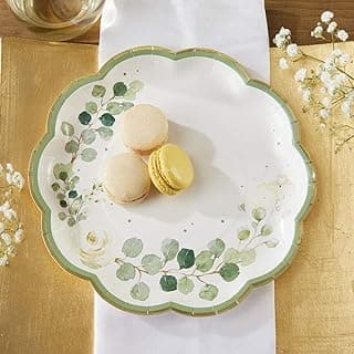 Kate Aspen Jardim Botânico, 22,86 cm, 22,86 cm. Placas de papel decorativas premium (conjunto de 16)