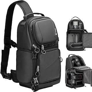 TARION Mochila tiracolo para câmera, DSLR para fotografia, bolsa tiracolo TRS