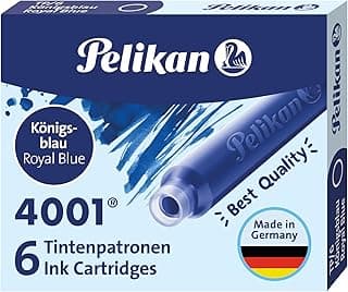 Pelikan Cartucho Para Caneta Tinteiro 4001 Azul Royal Tp/6