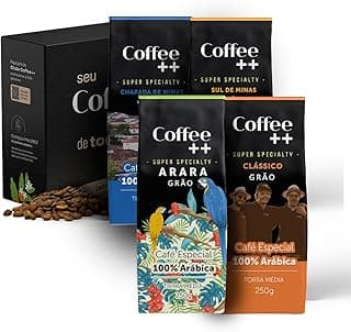 Kit 4 Pacotes Café Especial Em Grãos Coffee Mais Variedades - 4 x 250g